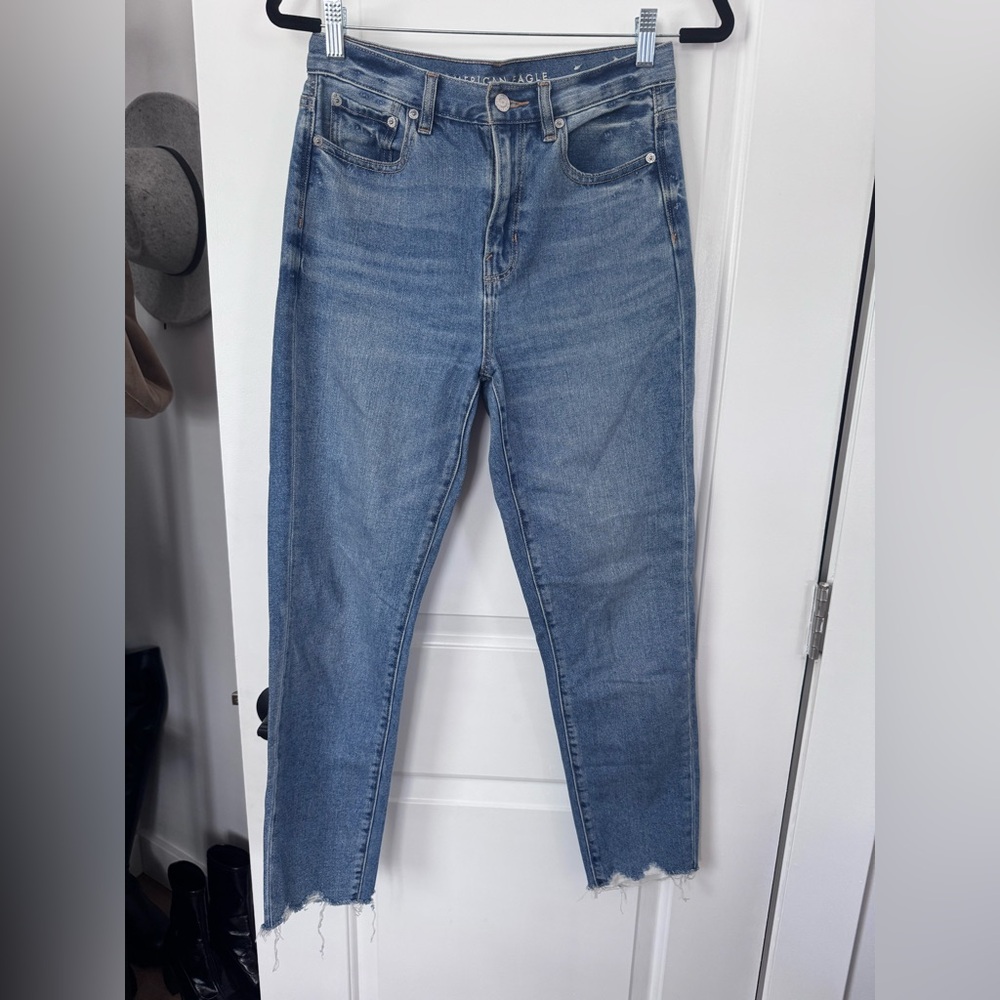 American Eagle Outfitters Blue Mom Jeans